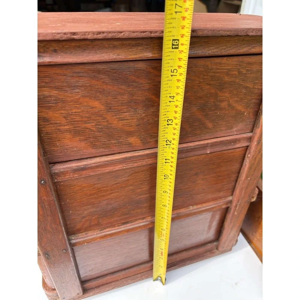 Antique Treadle Sewing Machine Drawers, Set of 3 In Frame Cottagecore Farmhouse